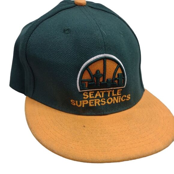 Seattle supersonics Mitchell and Ness snapback hat - Picture 1 of 8